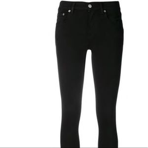 Black polo Ralph Lauren skinny jeans